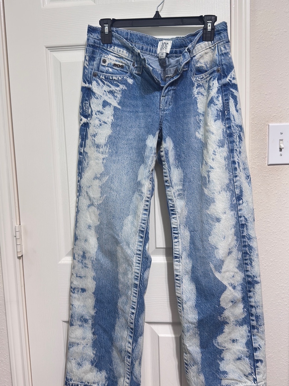 BDG Bleached Blue Wide-Leg Jeans